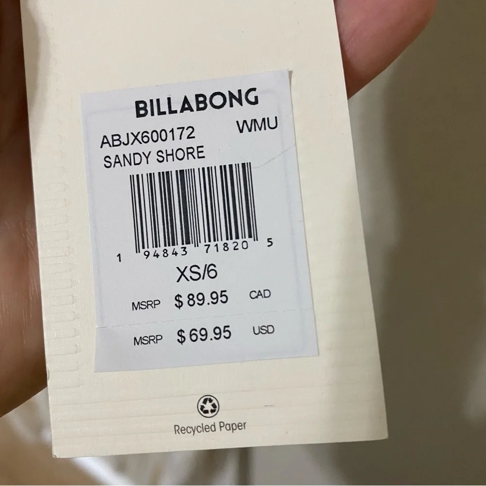 Billabong Swim Beach Coverup Sandy Shore